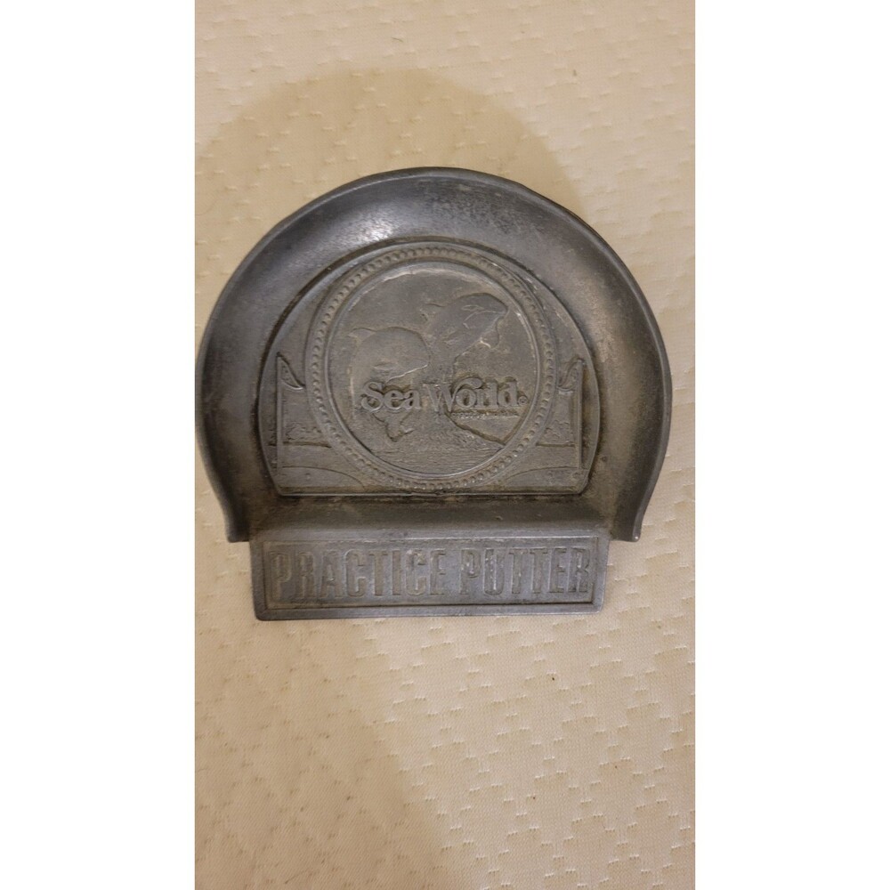 Vintage SeaWorld Practice Putter Mini Golf Putting Trainer Souvenir w/ Felt Base